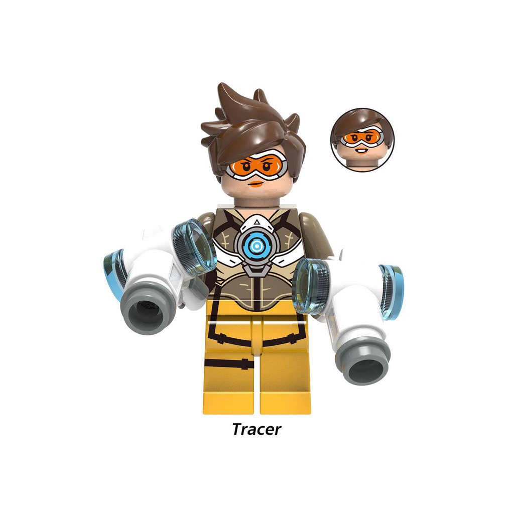 Đồ chơi lắp ráp nhân vật minifigures Tracer X1046 - Overwatch