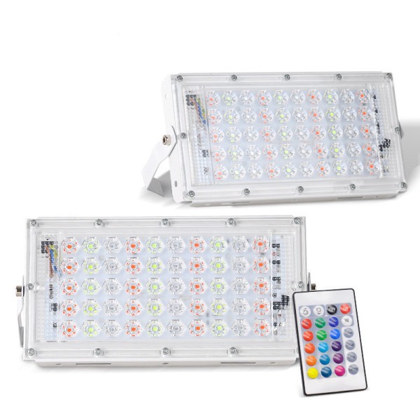 Đèn Led dưới nước 50W 220V RGB dùng để trang trí hồ cá có điều khiển từ xa