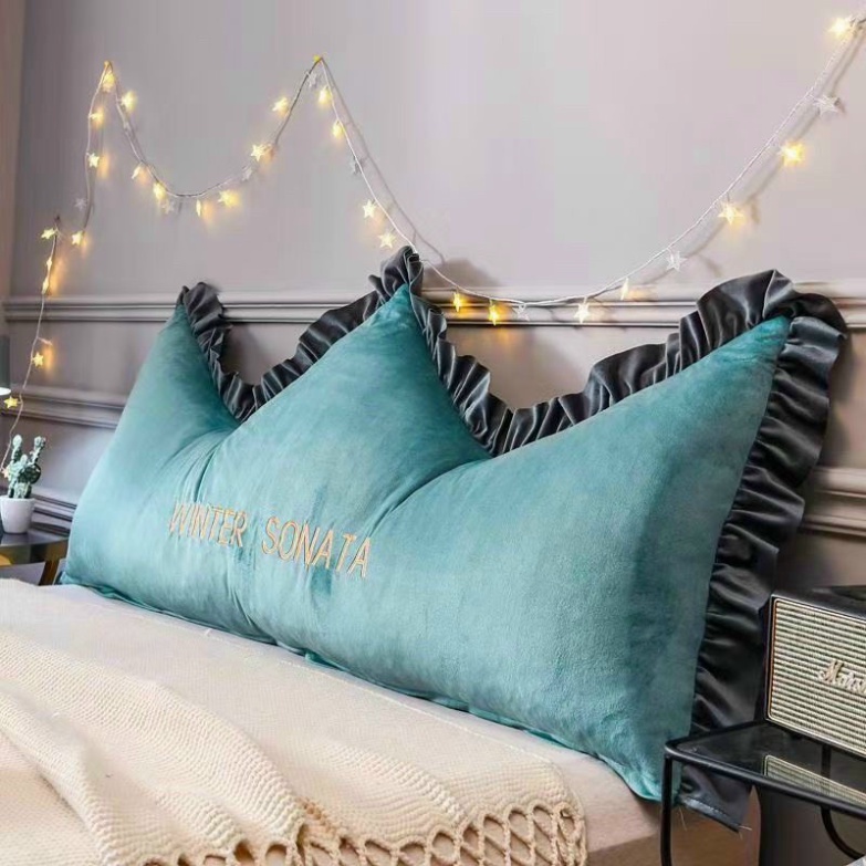 Gối tựa đầu giường Vương miệng thêu BELLA HO 1.8m sẵn hàng