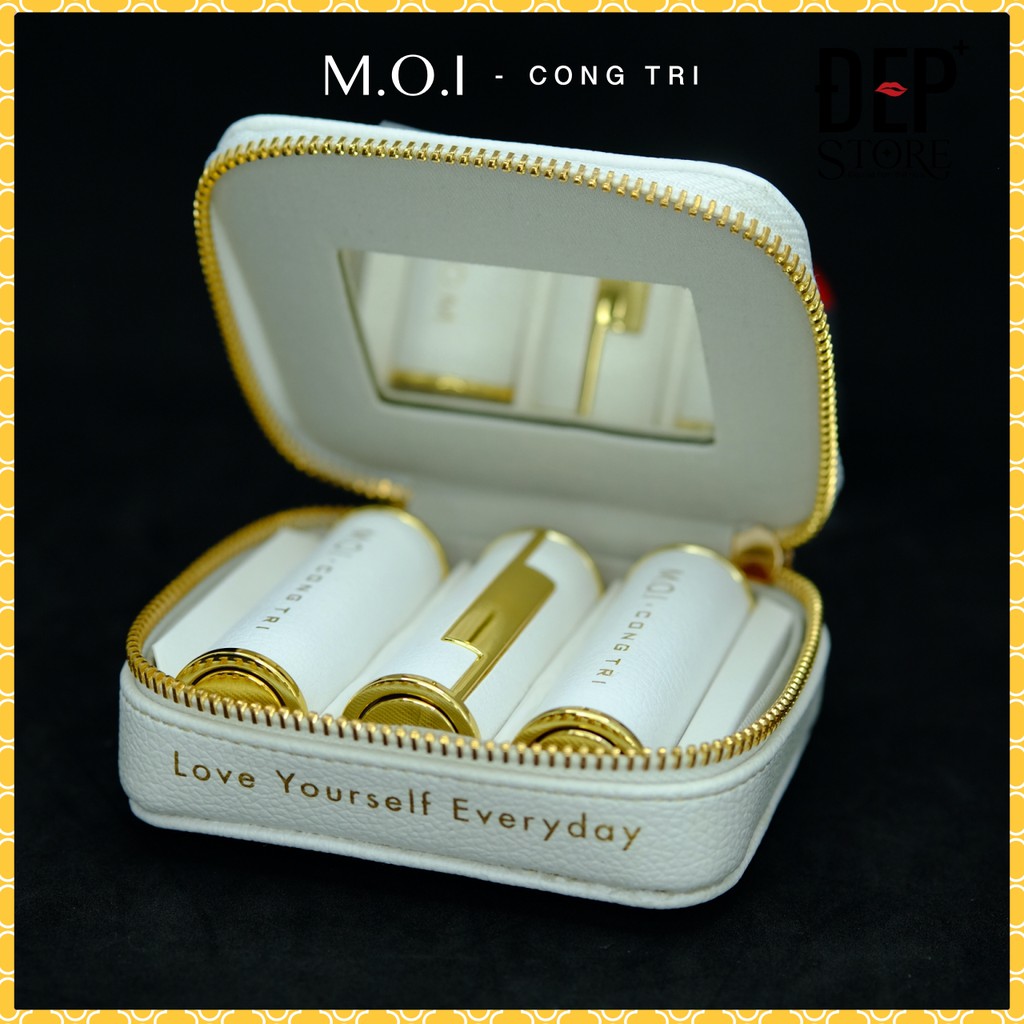 Set 3 Thỏi Son Lì - Son M.O.I Hồ Ngọc Hà x Công Trí 2021 - Tặng 1 Ví Da Cao Cấp | BigBuy360 - bigbuy360.vn