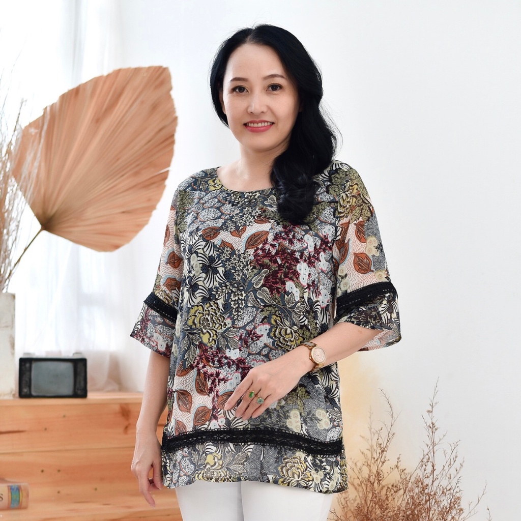 Madam Sotoni - Thời trang trung niên - Áo kiểu nữ trung niên - VHDS1108