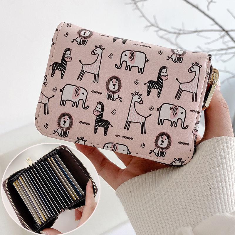 Ví Ngắn Nữ Cầm Tay Mini Khóa Kéo Hoạt Hình 531B Ngộ Nghĩnh Đáng Yêu Hot Trend - Hazo