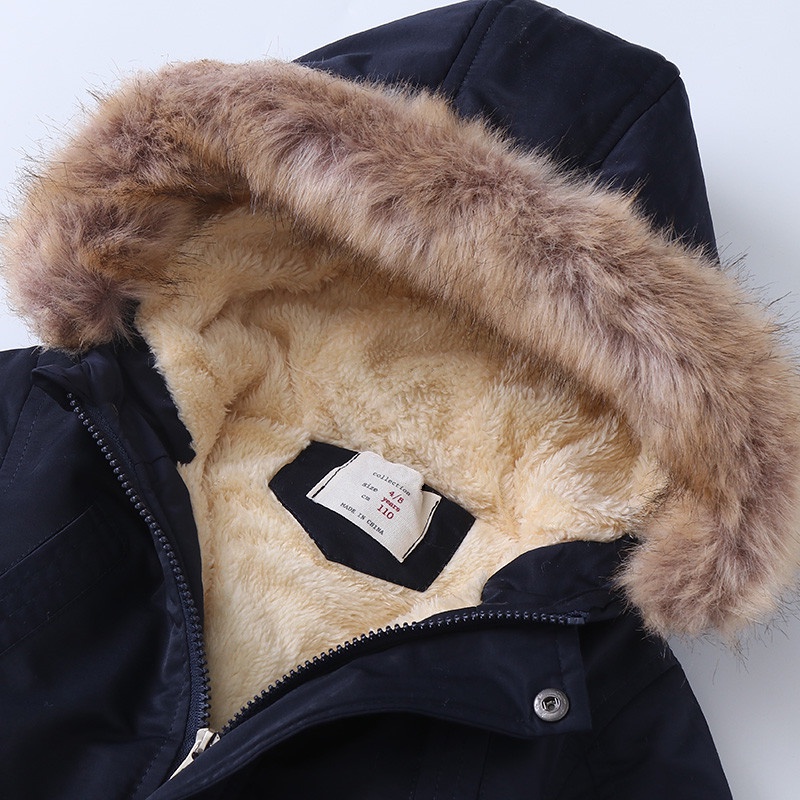 Áo khoác Parka mũ lông siêu dày ấm cho bé hàng loại 1 có video