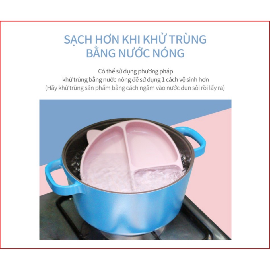 Khay ăn dặm cho bé Ellony / Khay ăn dặm cho bé nhập khẩu Hàn Quốc