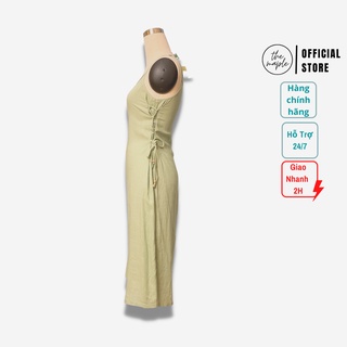 Đầm dây linen eo bên THE MAPLE