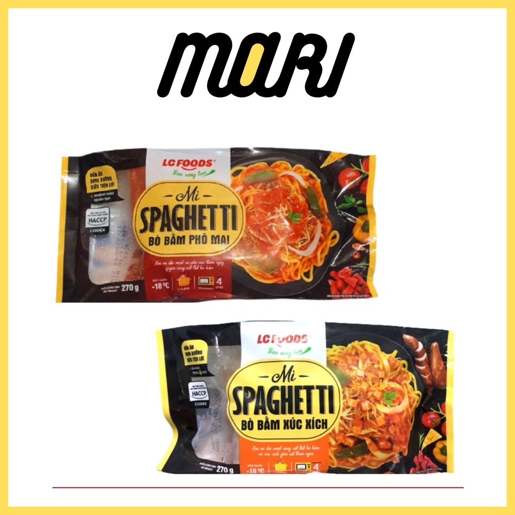 [ship HCM] Mì spaghetti bò bằm LC Foods 270g