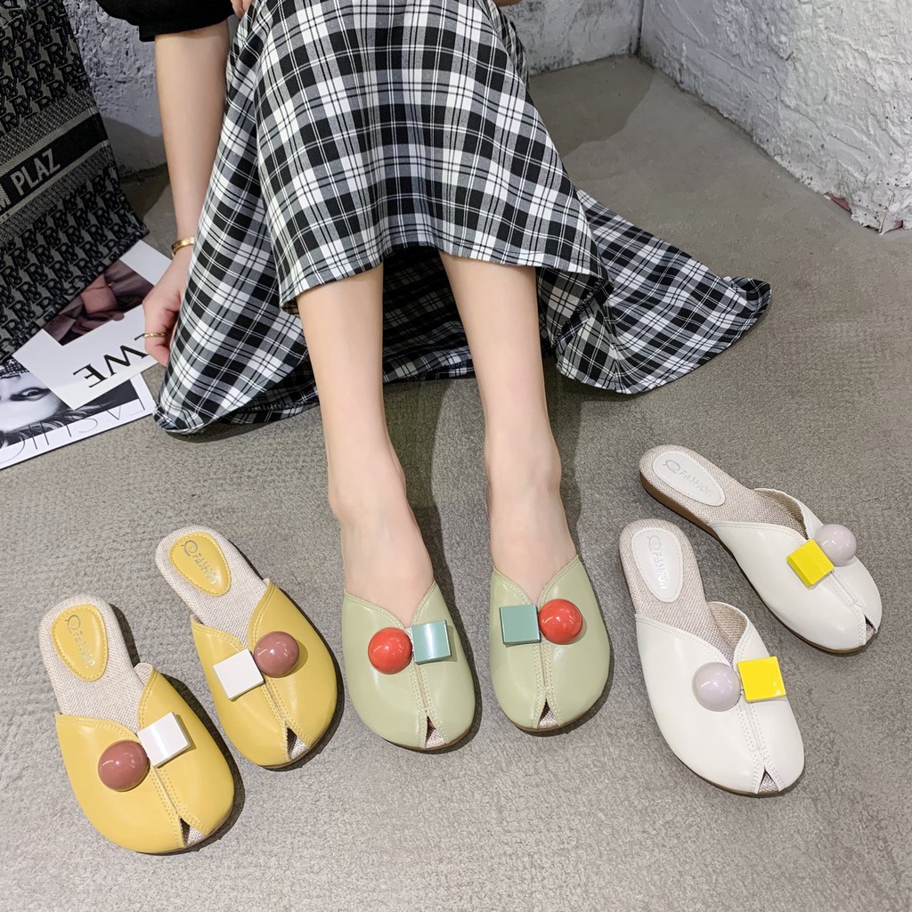 Dép IELGY màu kẹo dễ thương và thoải mái thời trang Hàn Quốc cho nữ