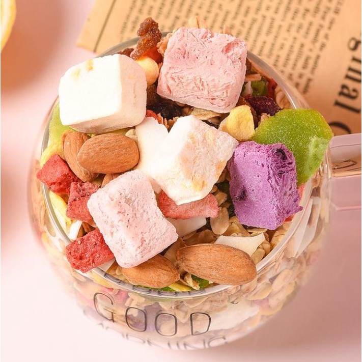 Ngũ cốc sữa chua hoa quả MEIZ , ngũ cốc yến mạch giảm cân