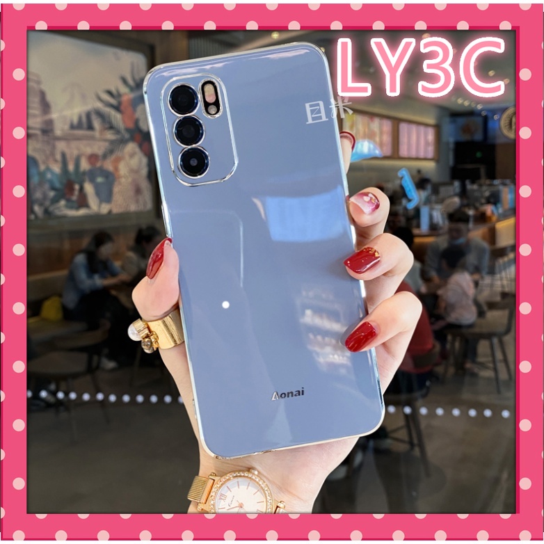Ốp Điện Thoại Silicone Mềm Mạ Điện LY3C Cho OPPO Reno 6Z 5G / A16 / Reno 6 / Reno 5 / Reno 5F / Reno 4