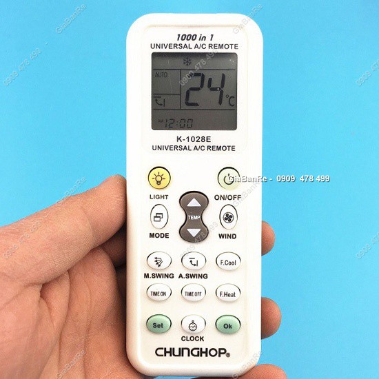Remote Máy Lạnh Đa Năng Chunghop – 6241