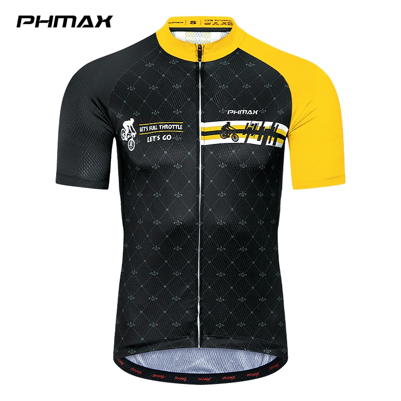 Áo đua xe đạp PHMAX thoáng khí khô nhanh mùa hè cho nam