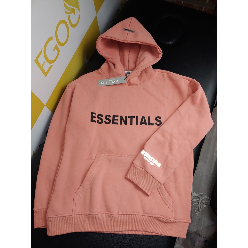 Áo nỉ hoodie ESSENTIALS nam nữ fom rộng unisex oversize chất nỉ ngoại may 2 lớp tỉ mỉ hình in dẻo Hàn Quốc AT