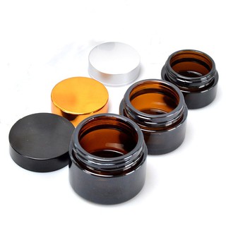 HŨ THỦY TINH NÂU ĐỰNG MỸ PHẨM 20GRAM