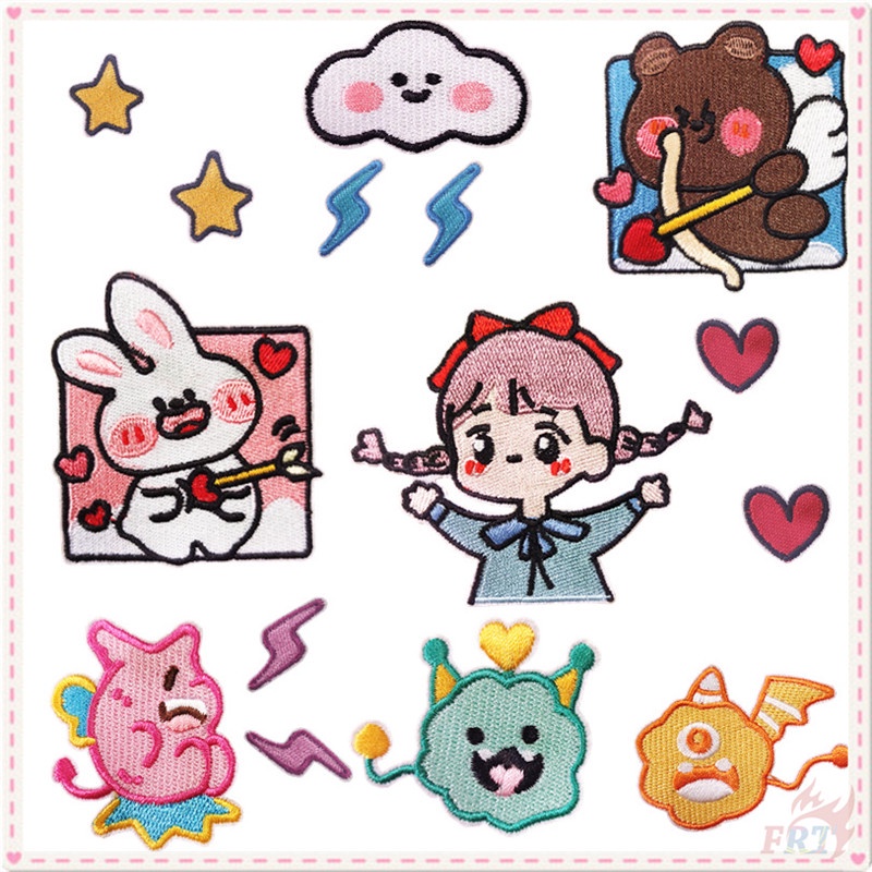 1 Miếng Vá Trang Trí Quần Áo Hình Thần Cupid - Happy Life Diy