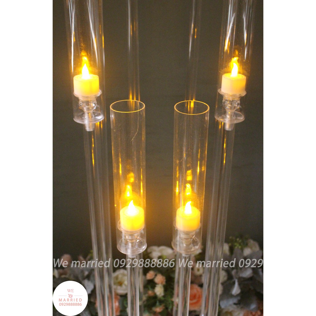 Dẫn lối mika 8 đầu đế tròn - AD055