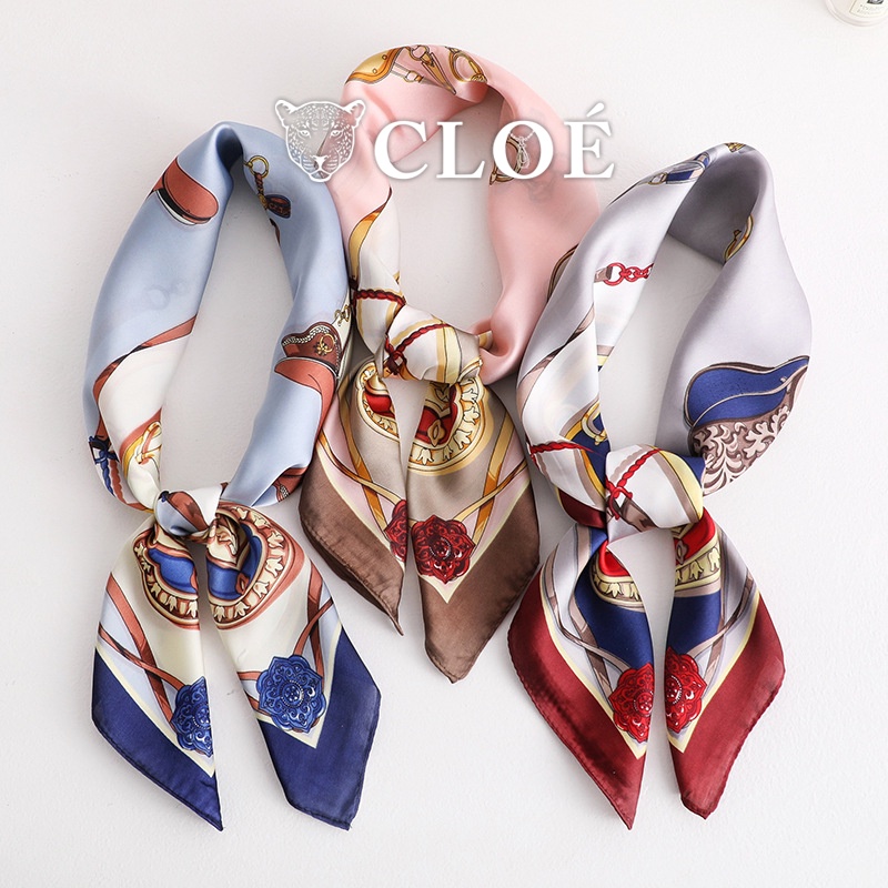 Khăn Bandana lụa khăn quàng cổ turban phong cách cá tính phụ kiện thời trang Cloe Accessories