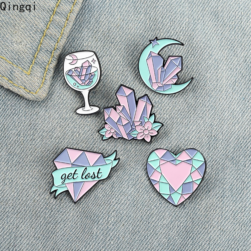 Ghim cài áo Miss Zoe hình mặt trăng hoạt hình nhiều kiểu dáng tùy chọn sáng tạo