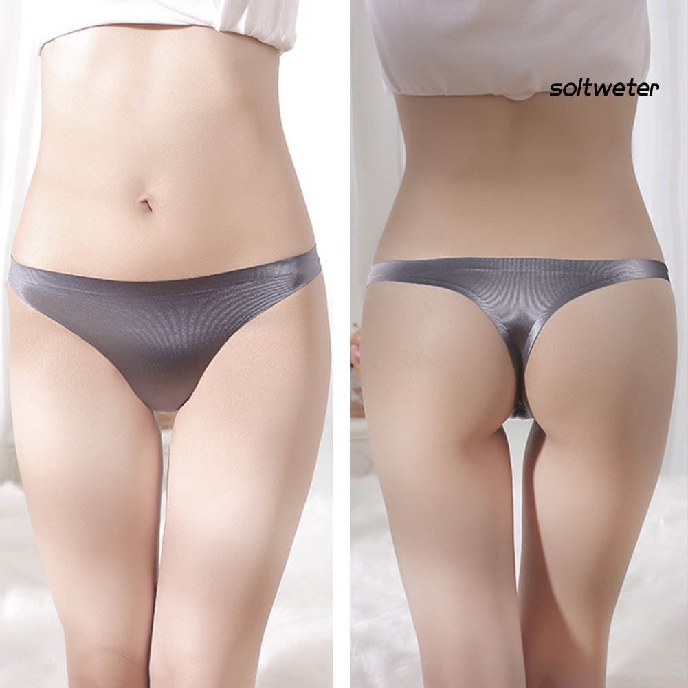 Set 2 Quần Lót Lọt Khe Lưng Thấp Màu Sắc Ngọt Ngào Quyến Rũ Cho Nữ