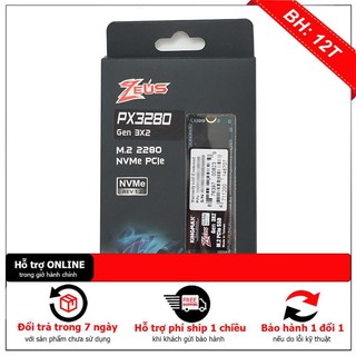 [BH12TH] Ổ cứng SSD KINGMAX PX3280 Zeus 128GB/256GB/512GB - M.2 2280 NVMe