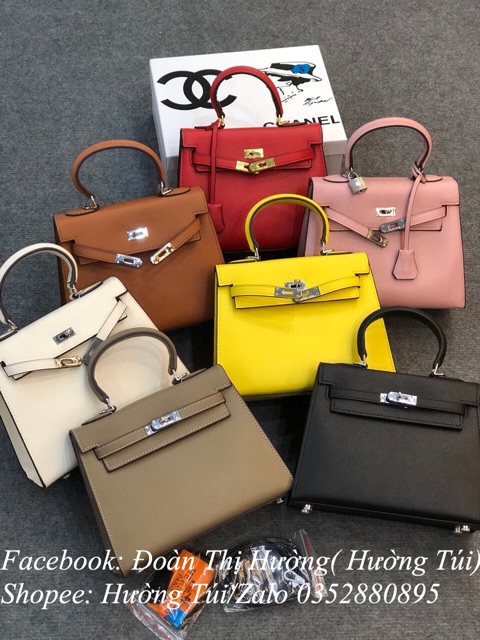 Túi dáng cao size 25 loại da mềm(không hộp) tặng khăn lụa | BigBuy360 - bigbuy360.vn