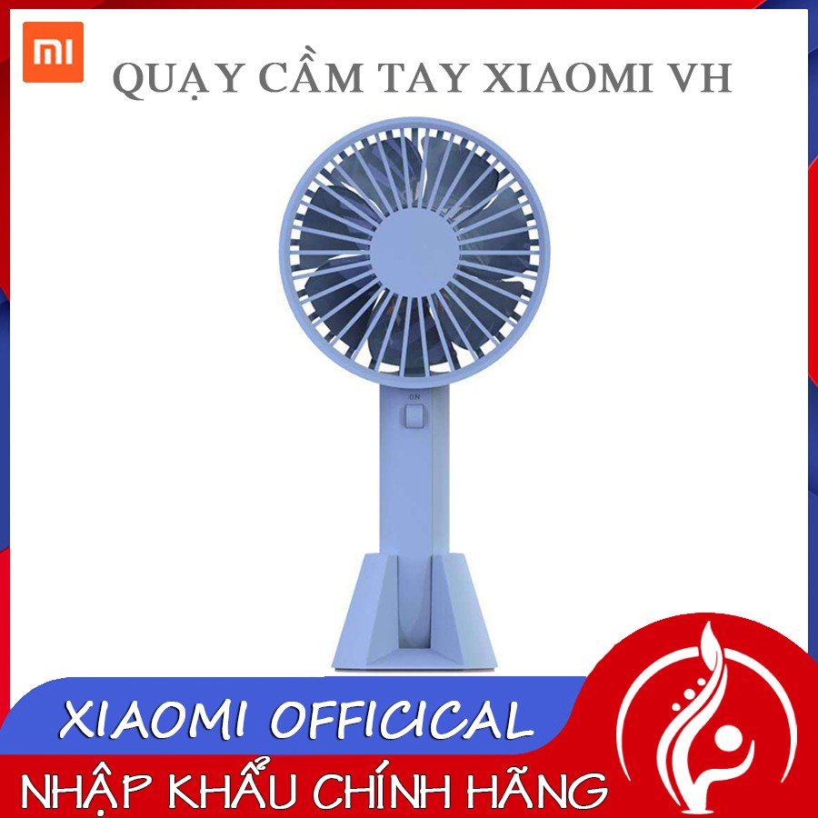 Quạt cầm tay mini xiaomi 3 cập độ cực mạnh, thời gian dùng 4h