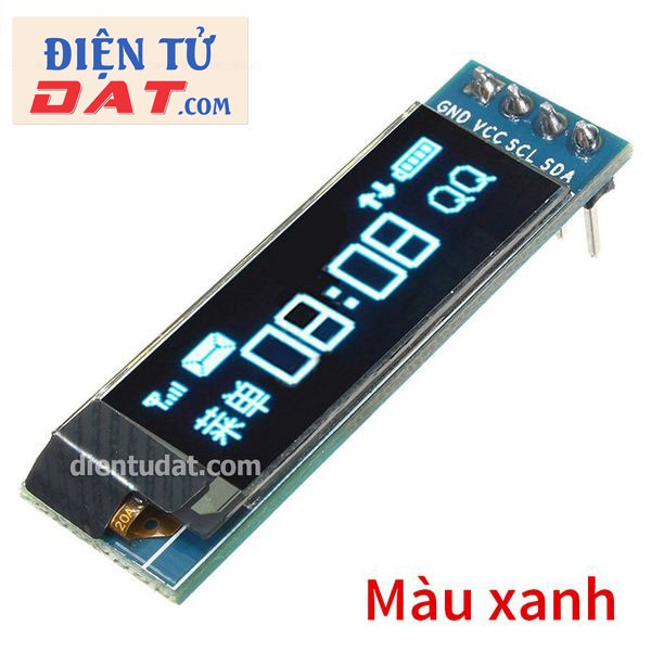 Màn hình oled 0.91 inch - Xanh