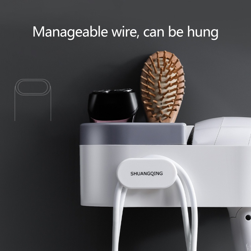 Giá Đỡ Máy Sấy Tóc Gắn Tường Đa Năng Tiện Dụng