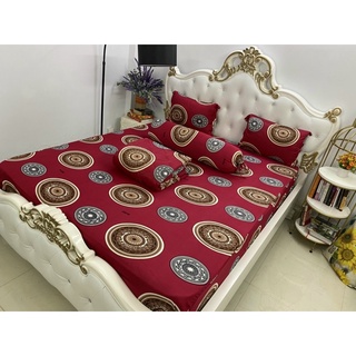 Mẫu trống đồng ( 1 ga, 3 vỏ gối)🔥FREESHIP🔥ga thun lạnh- drap thun Hàn Quốc