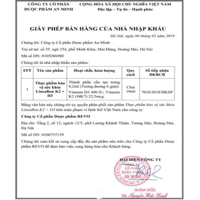 [Date 8/2022 +Tặng Qùa 30k] LineaBon K2+D3 - Tăng Cường Hấp Thu Canxi - Tốt cho Tim Mạch