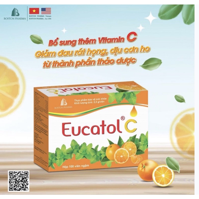 Kẹo EUCATOL C - 100viên