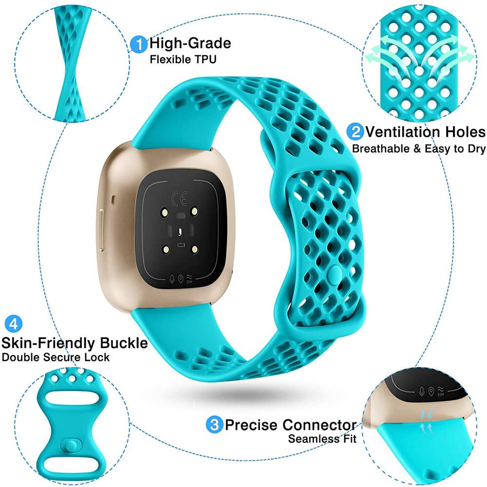 Dây Đeo Chống Trượt Bảo Vệ Cho Đồng Hồ Fitbit Versa 3 Fitbit Sense
