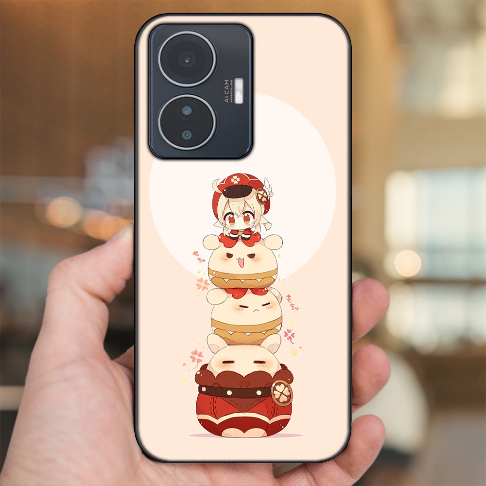 Ốp lưng Vivo Y55 2022 viền đen in hình Klee Genshin Impact