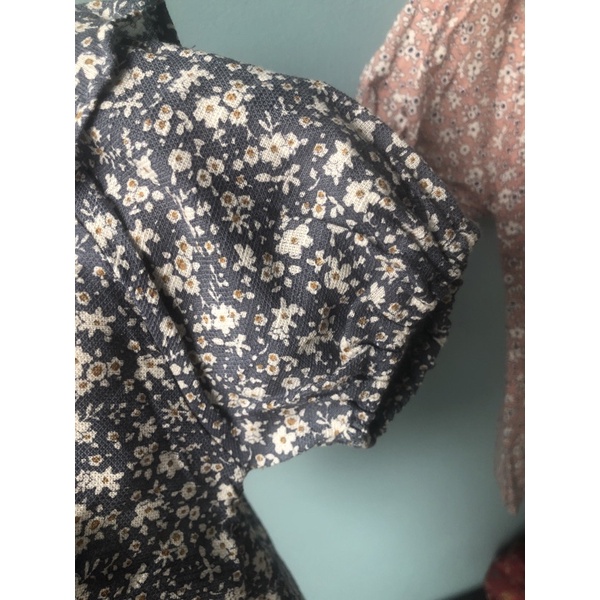 Áo váy bé gái DB 18 tháng 5 tuổi  Áo hoa nhí xuất Hàn cotton xuất dư 0422