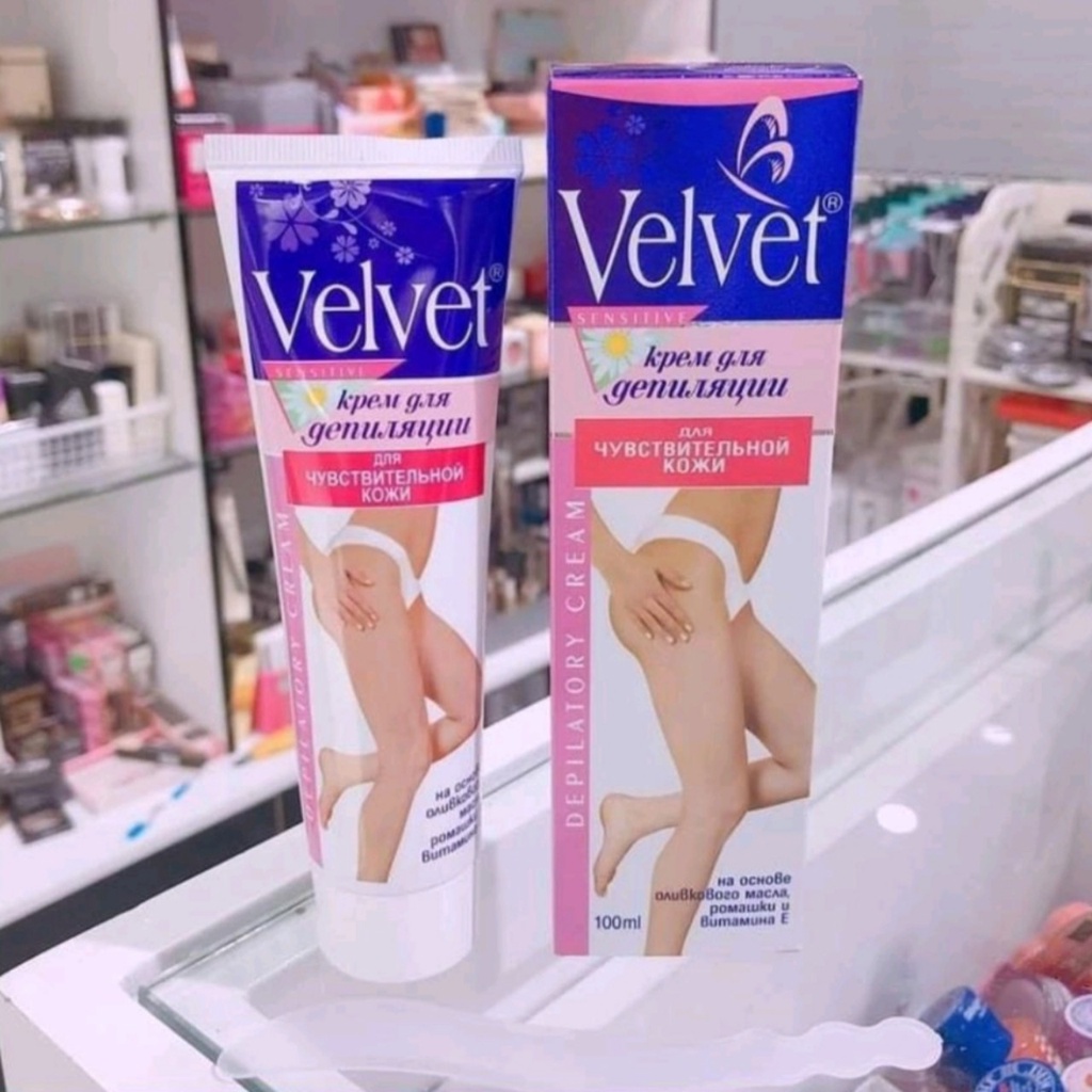 Kem tẩy lông Body VEET,VELVET - triệt lông nách, chân, tay, bikini, vùng kín, an toàn và không gây kích ứng da, 100ml