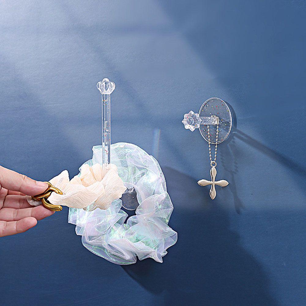 Móc Treo Đồ Hình Vương Miện Tự Dính Thiết Kế Mới Tiện Lợi Dễ Sử