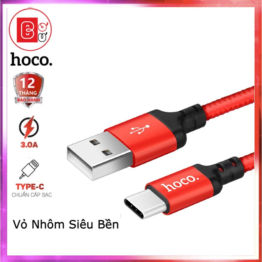 [Bh 12Th] Dây cáp sạc nhanh Hoco X14 TypeC, CHÍNH HÃNG, dành cho Samsung, Oppo, Vivo, V.v.. – Bơ Bư