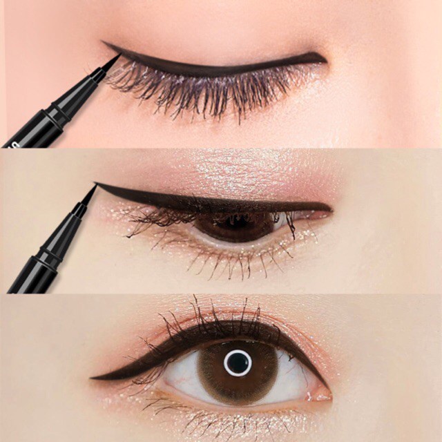 Bút kẻ mắt nước Lameila Eyeliner mẫu mới Sena Beauty siêu min, chống nước, lâu phai