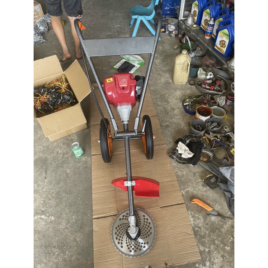 Máy cắt cỏ đẩy tay, máy cắt cỏ đẩy tay đủ bộ sẵn dùng