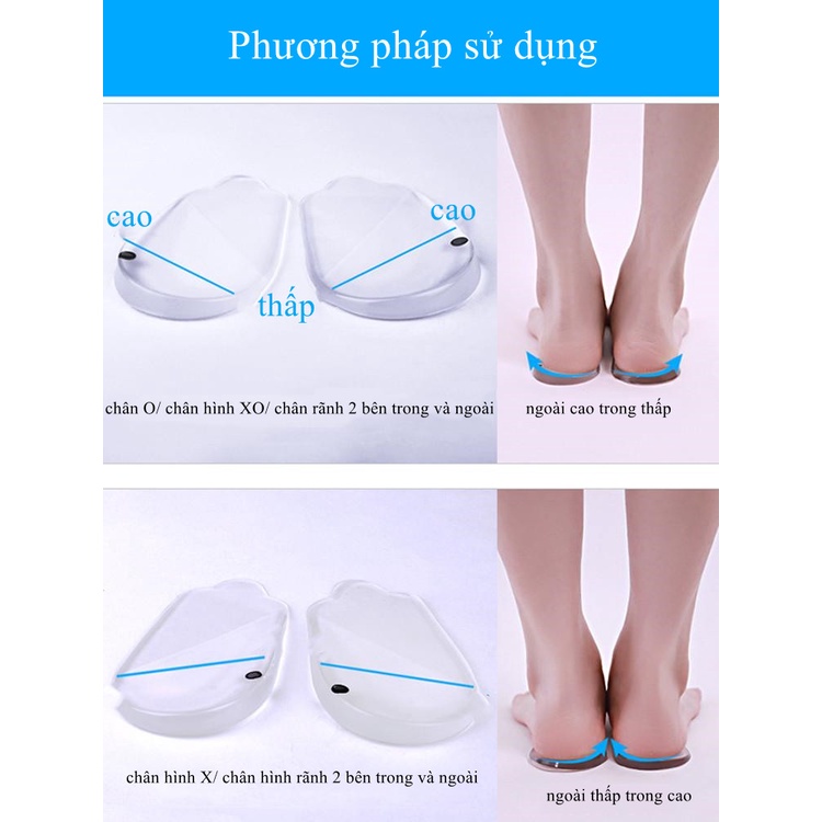 Miếng lót chỉnh hình chân silicone