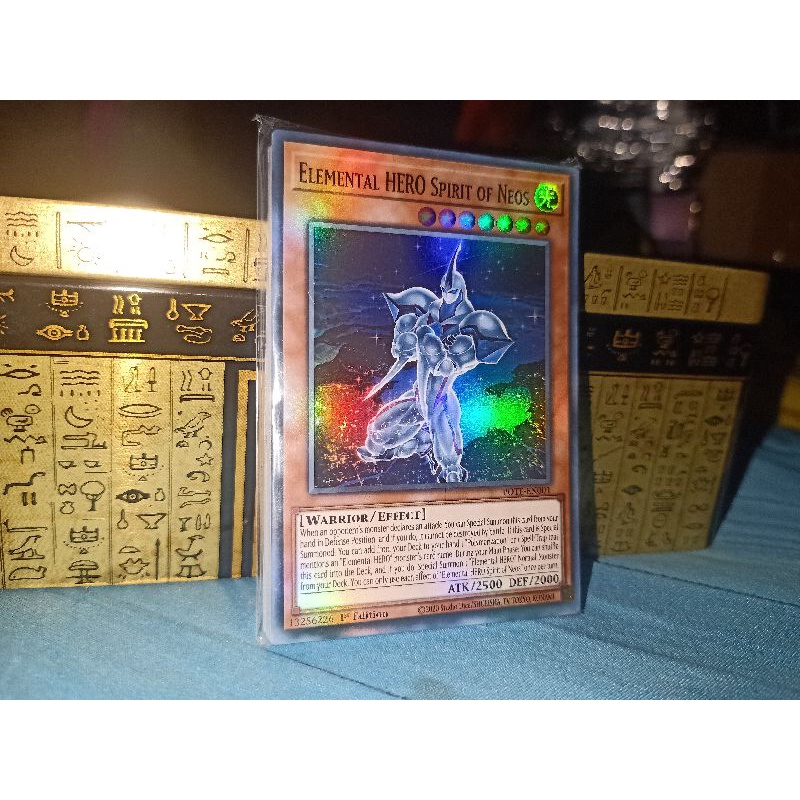 Thẻ bài: Elemental HERO Spirit of Neos - POTE-EN001 - Super Rare 1st Edition
