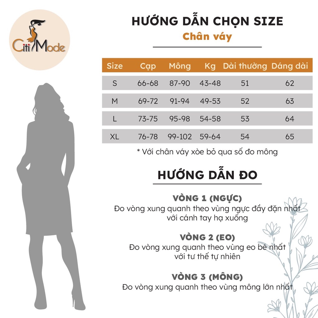 Chân váy công sở CITI MODE FASHION thiết kế dáng xoè kẻ xanh J309