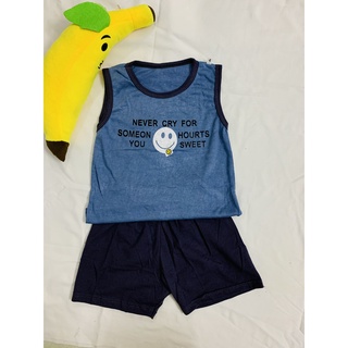 (8-18kg) Bộ ba lỗ Cotton cho bé trai