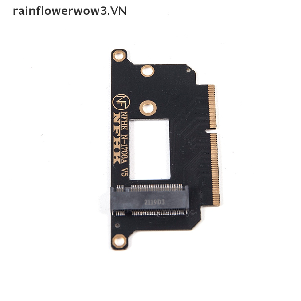 Adapter Chuyển Đổi A1708 NVMe PCI Express Sang M.2 SSD N-1708A Cho Macbook Pro Rea 13 &quot;2016 2017