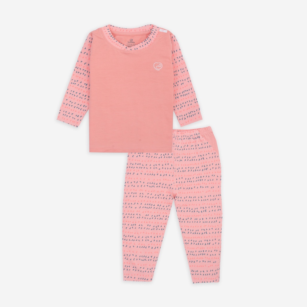 Bộ dài tay cài vai sợi tre BU 6m - 3Y