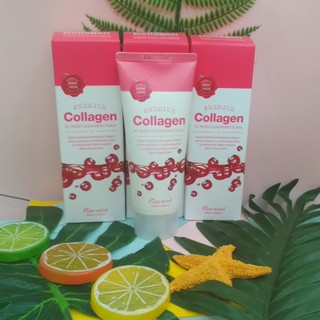 SỮA RỬA MẶT TRẮNG DA CHỐNG LÃO HÓA MỸ PHẨM HÀN QUỐC CHÍNH HÃNG COLLAGEN PURE MIND SO FRESH CLEANSING FOAM