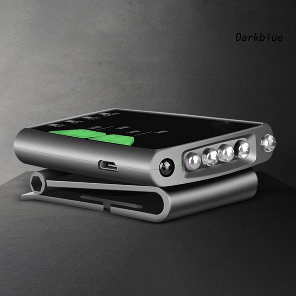 Đèn LED Kẹp Mũ Lưỡi Trai Có Thể Sạc Lại Bằng Cổng USB Cho Câu Cá / Leo Núi