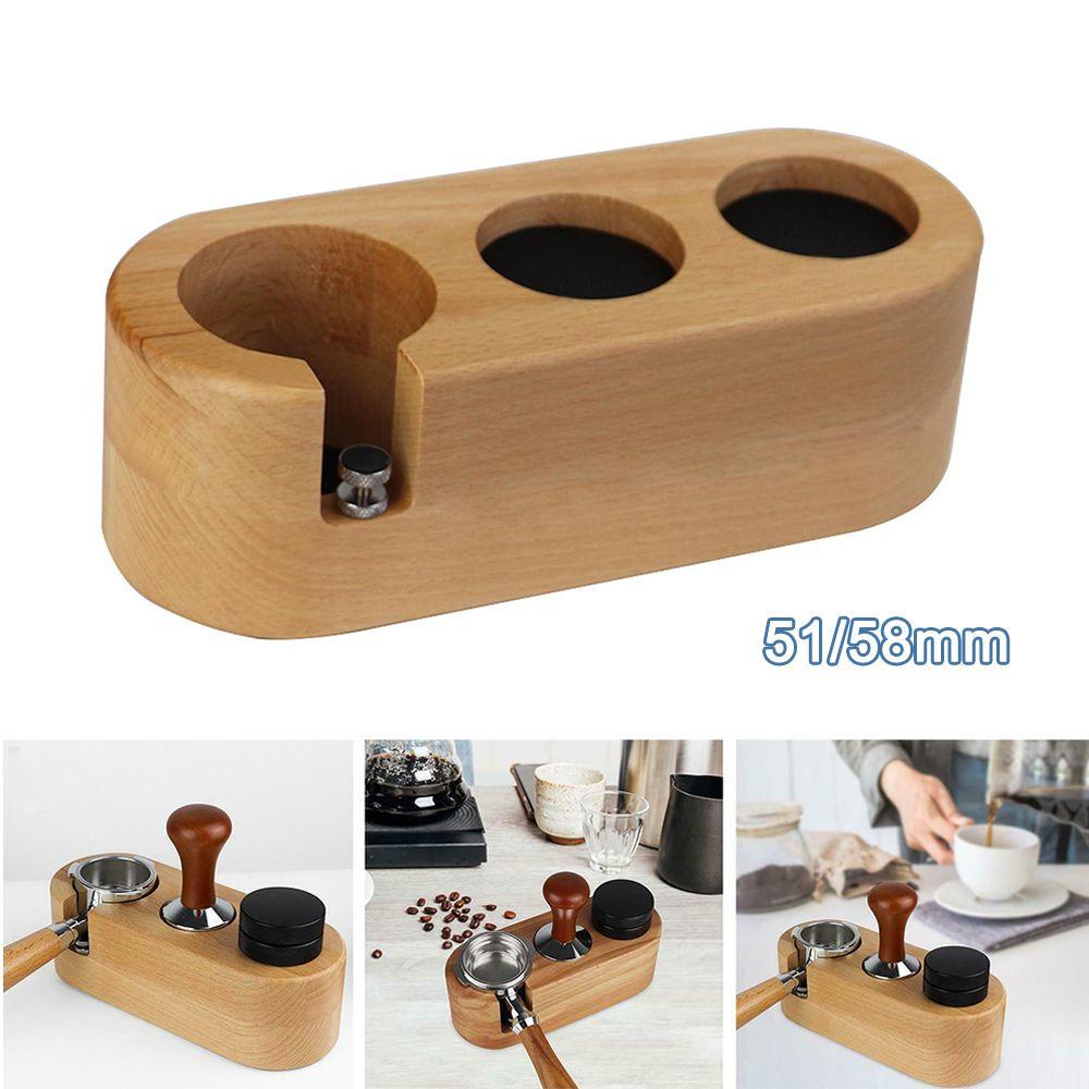 Tấm Lọc Cà Phê Espresso Bằng Gỗ Chống Trượt Cho Nhà Bếp