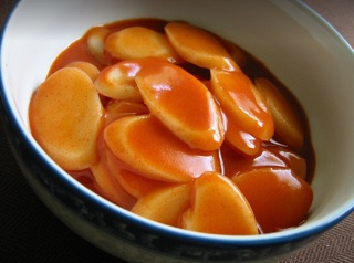 Tương ớt sệt làm kim chi, cơm trộn 