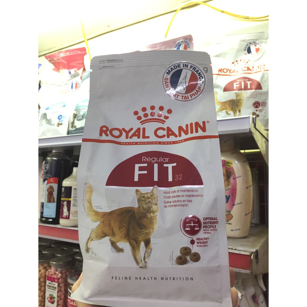 Hạt ROYAL CANIN FIT 32 cho mèo trưởng thành vận động thường xuyên túi 2kg