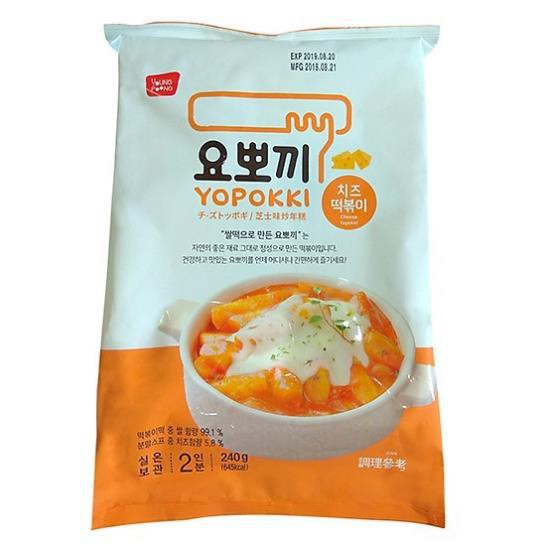 Bánh gạo Yopokki Hàn Quốc vị phomai (gói 240g)